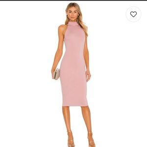 Revolve NBD Adelle Midi Dress in Blush size small